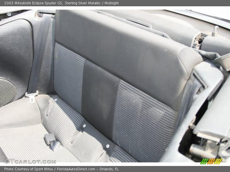 Sterling Silver Metallic / Midnight 2003 Mitsubishi Eclipse Spyder GS