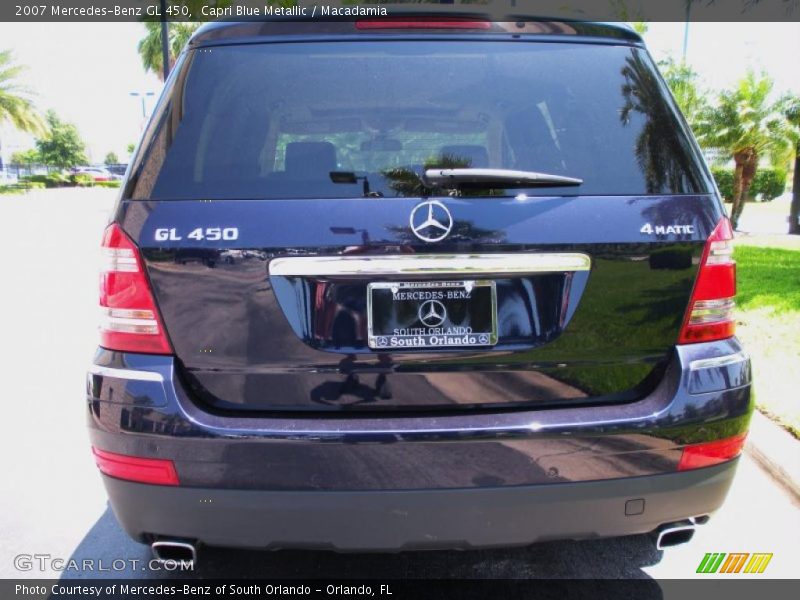 Capri Blue Metallic / Macadamia 2007 Mercedes-Benz GL 450