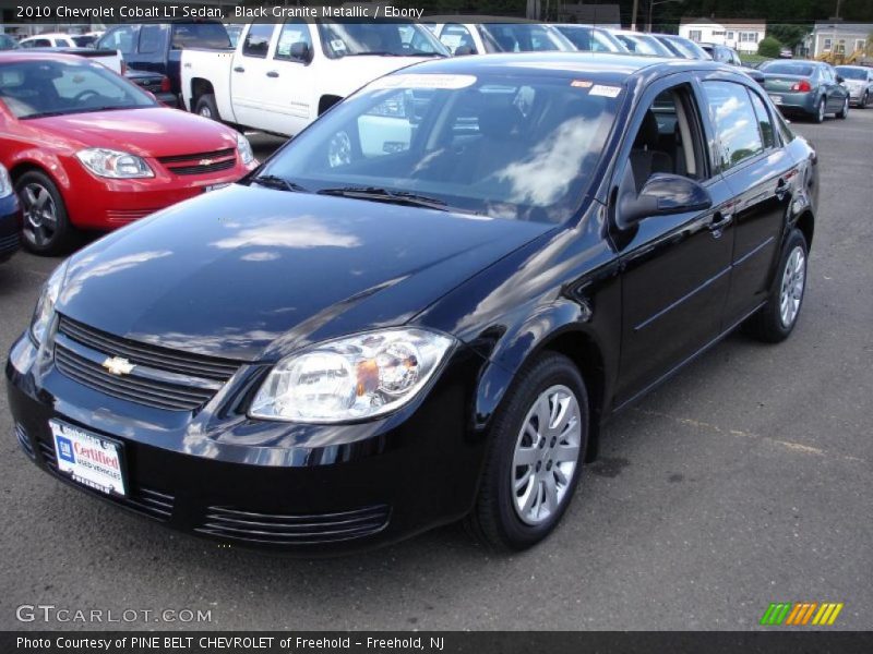 Black Granite Metallic / Ebony 2010 Chevrolet Cobalt LT Sedan
