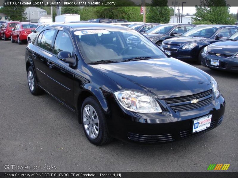 Black Granite Metallic / Ebony 2010 Chevrolet Cobalt LT Sedan