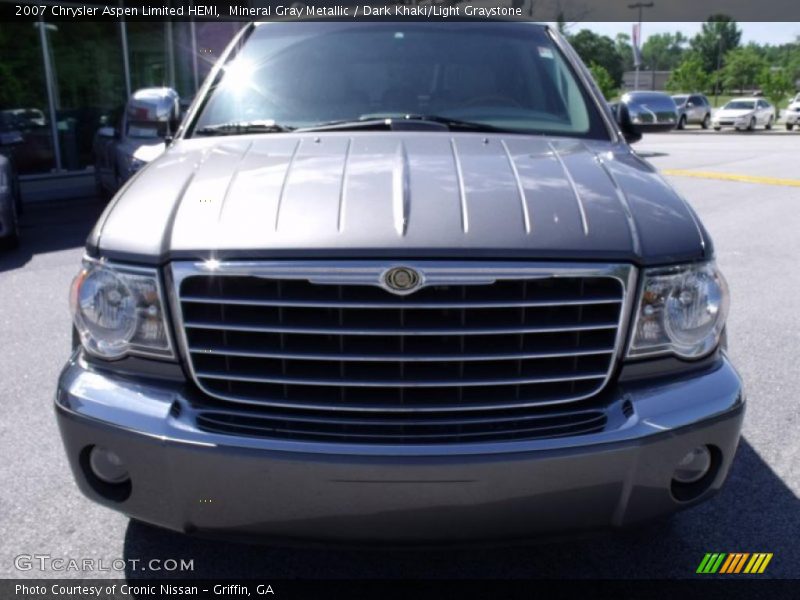 Mineral Gray Metallic / Dark Khaki/Light Graystone 2007 Chrysler Aspen Limited HEMI