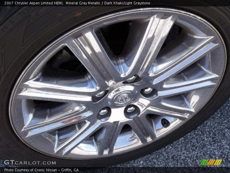 Mineral Gray Metallic / Dark Khaki/Light Graystone 2007 Chrysler Aspen Limited HEMI
