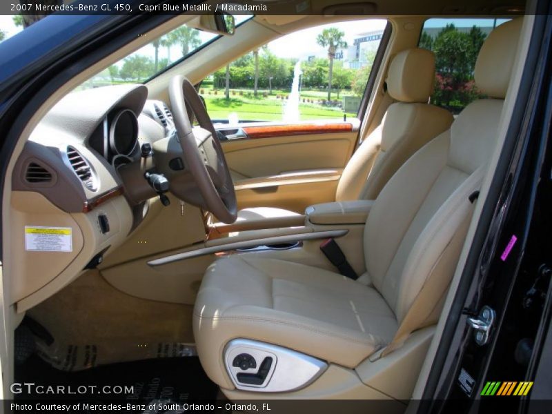 Capri Blue Metallic / Macadamia 2007 Mercedes-Benz GL 450