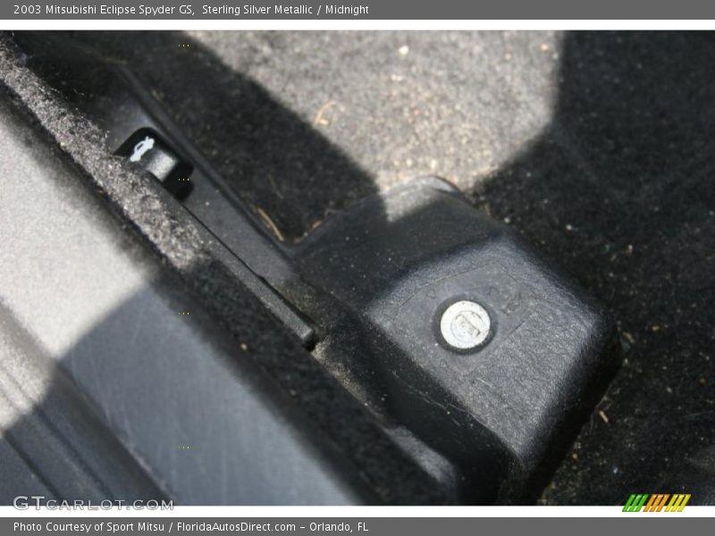 Sterling Silver Metallic / Midnight 2003 Mitsubishi Eclipse Spyder GS