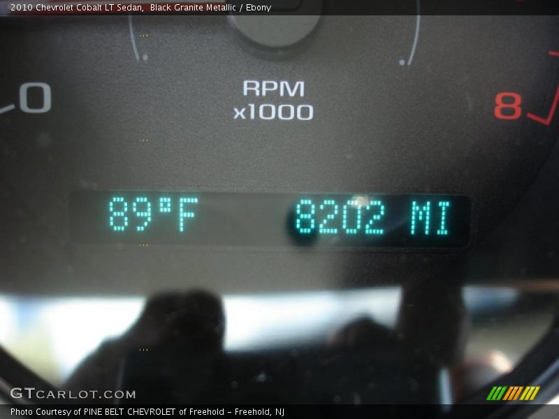 Black Granite Metallic / Ebony 2010 Chevrolet Cobalt LT Sedan