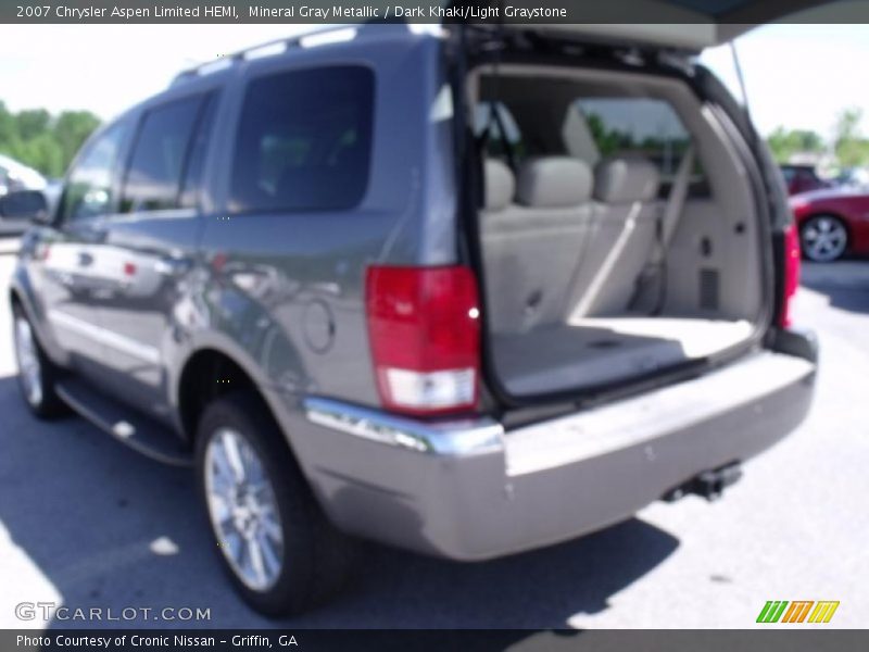 Mineral Gray Metallic / Dark Khaki/Light Graystone 2007 Chrysler Aspen Limited HEMI
