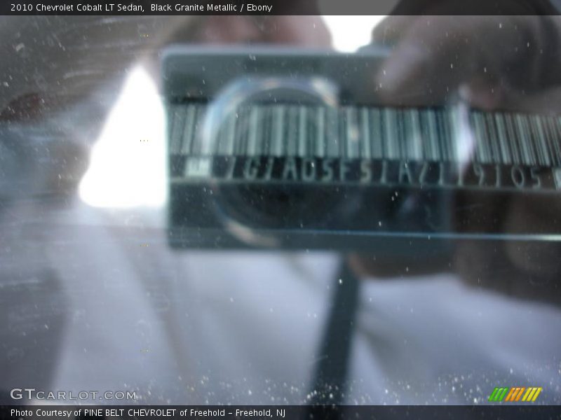 Black Granite Metallic / Ebony 2010 Chevrolet Cobalt LT Sedan