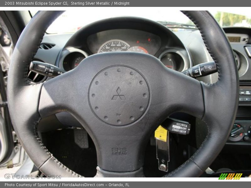 Sterling Silver Metallic / Midnight 2003 Mitsubishi Eclipse Spyder GS