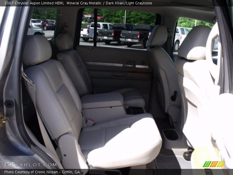 Mineral Gray Metallic / Dark Khaki/Light Graystone 2007 Chrysler Aspen Limited HEMI