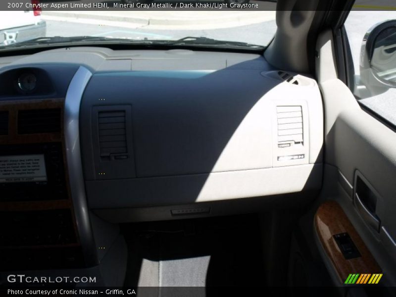 Mineral Gray Metallic / Dark Khaki/Light Graystone 2007 Chrysler Aspen Limited HEMI