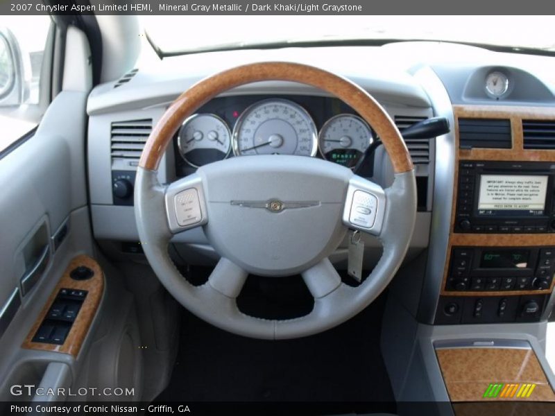 Mineral Gray Metallic / Dark Khaki/Light Graystone 2007 Chrysler Aspen Limited HEMI