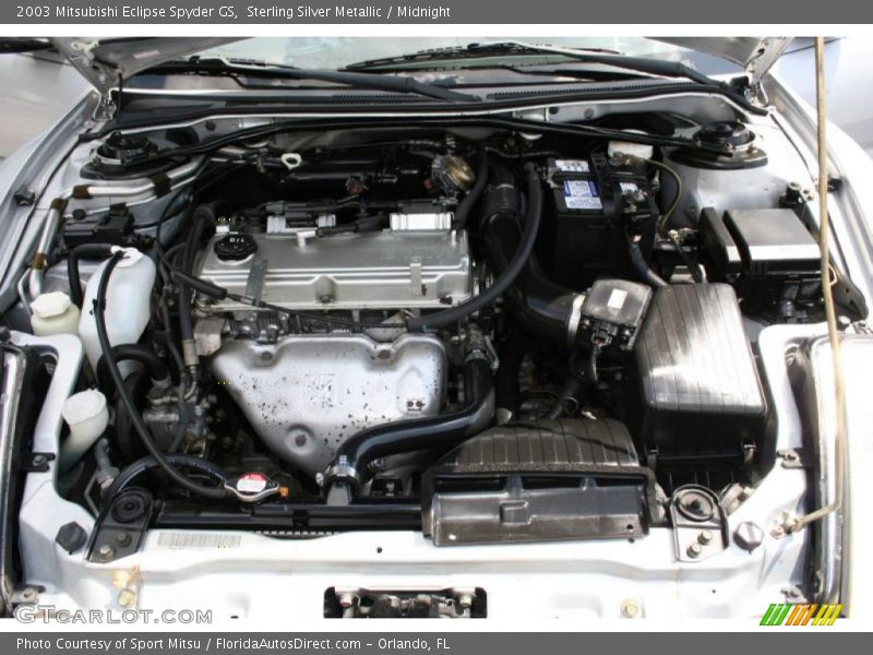 Sterling Silver Metallic / Midnight 2003 Mitsubishi Eclipse Spyder GS