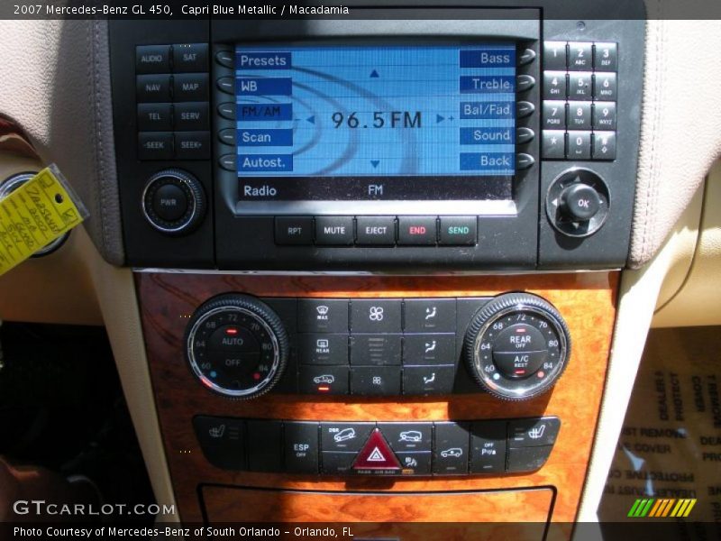 Capri Blue Metallic / Macadamia 2007 Mercedes-Benz GL 450