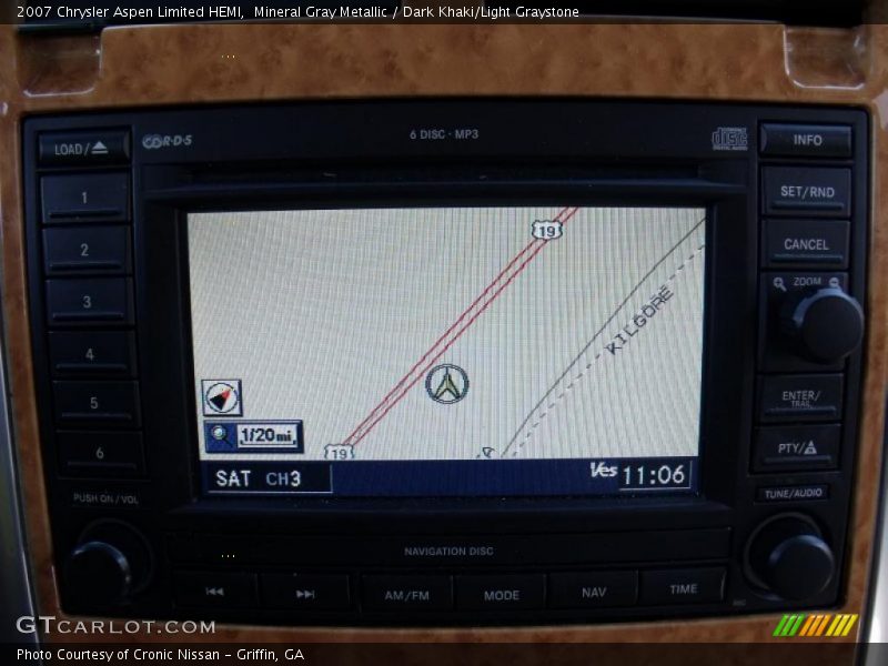 Mineral Gray Metallic / Dark Khaki/Light Graystone 2007 Chrysler Aspen Limited HEMI