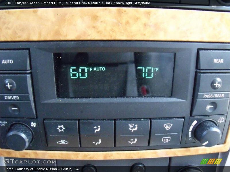 Mineral Gray Metallic / Dark Khaki/Light Graystone 2007 Chrysler Aspen Limited HEMI
