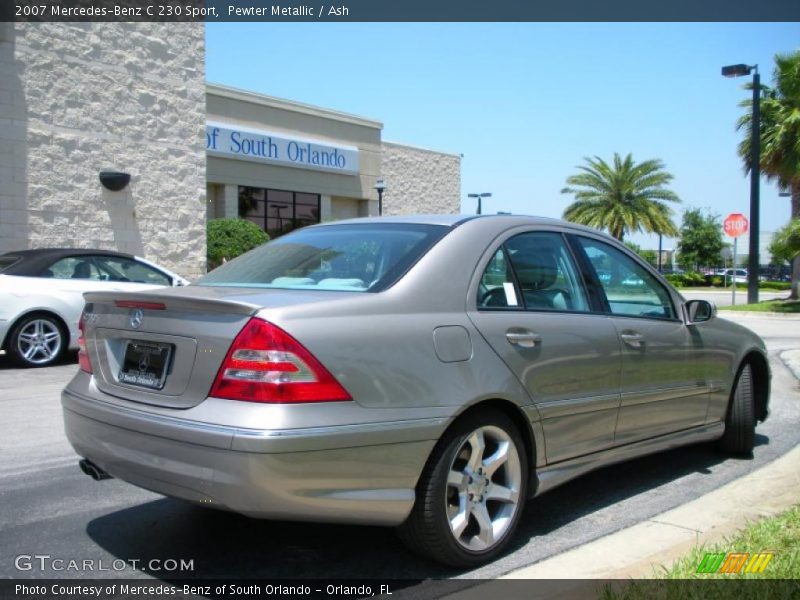 Pewter Metallic / Ash 2007 Mercedes-Benz C 230 Sport