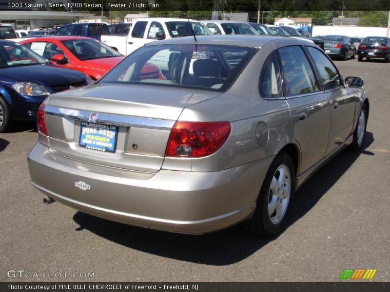 Pewter / Light Tan 2003 Saturn L Series L200 Sedan
