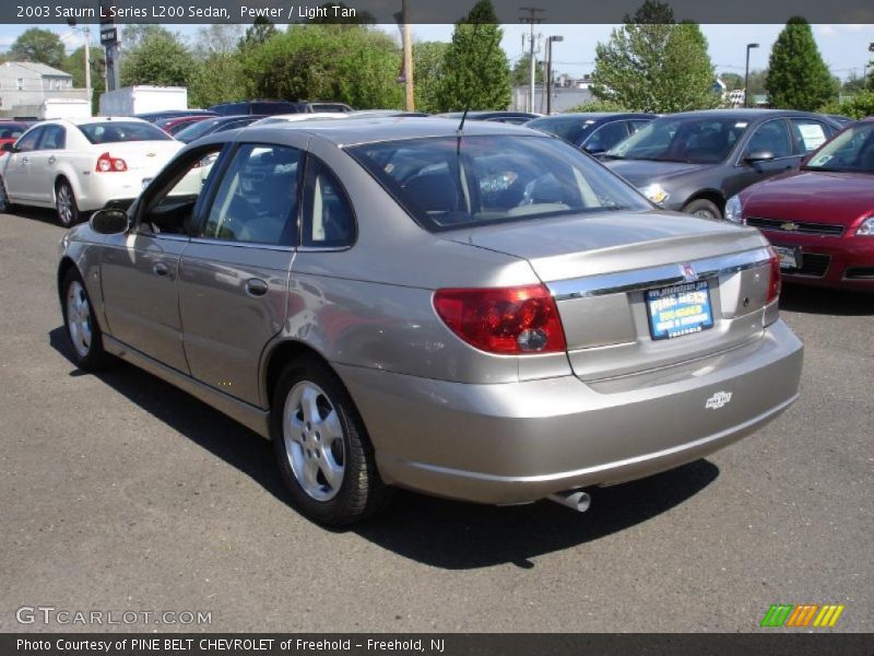 Pewter / Light Tan 2003 Saturn L Series L200 Sedan