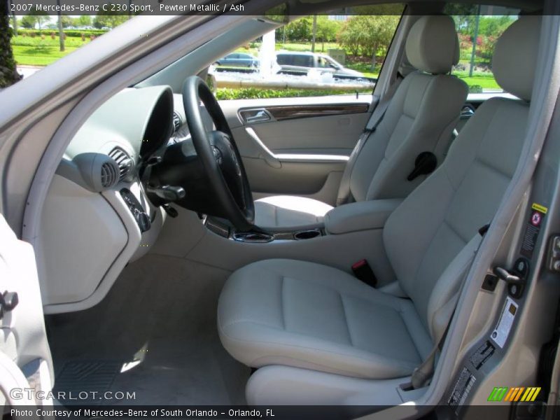 Pewter Metallic / Ash 2007 Mercedes-Benz C 230 Sport