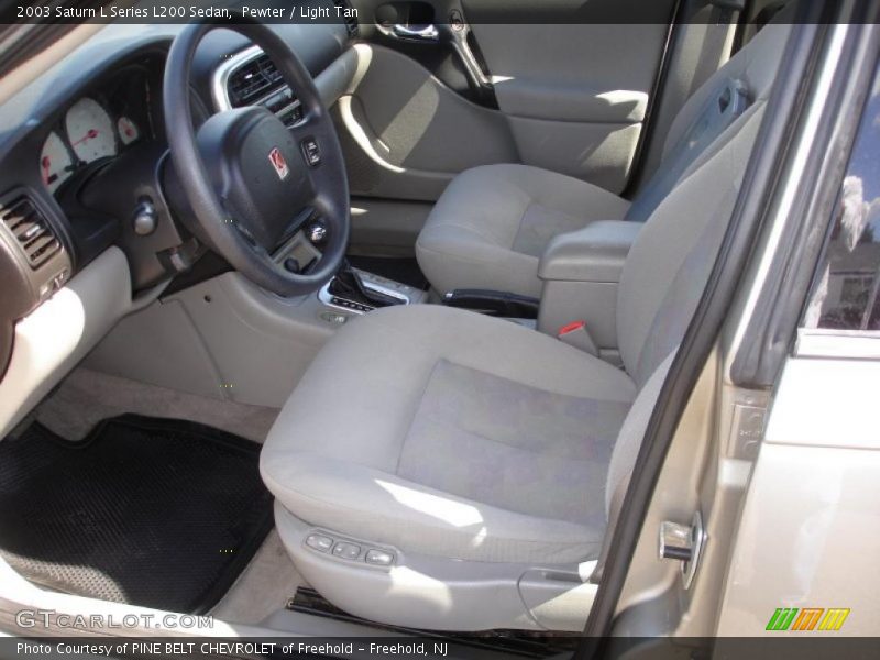 Pewter / Light Tan 2003 Saturn L Series L200 Sedan