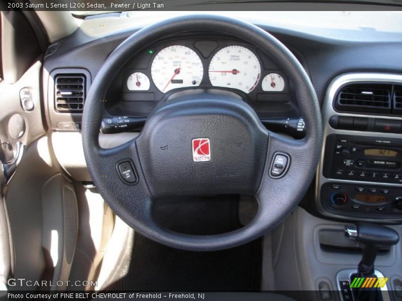 Pewter / Light Tan 2003 Saturn L Series L200 Sedan