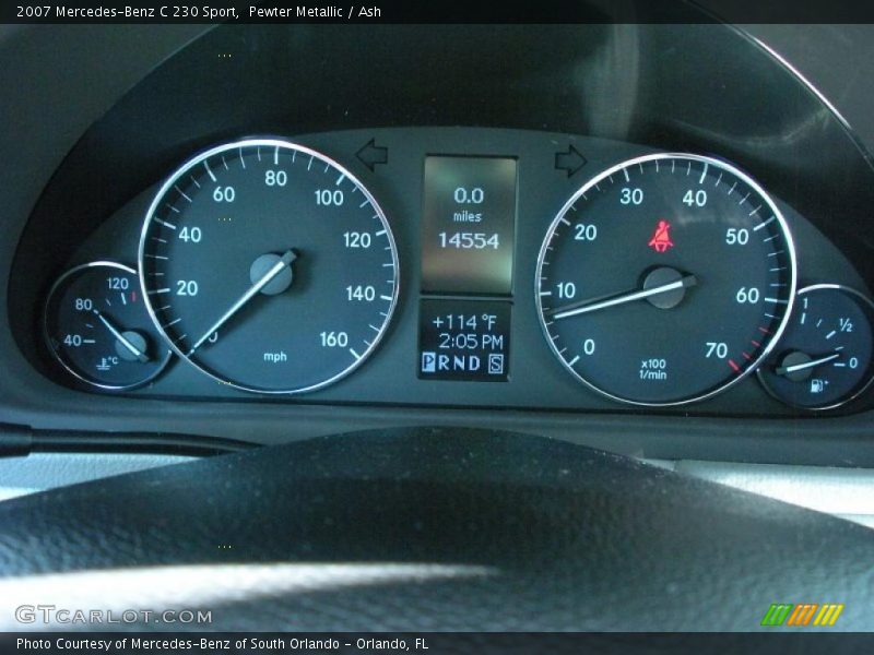 Pewter Metallic / Ash 2007 Mercedes-Benz C 230 Sport