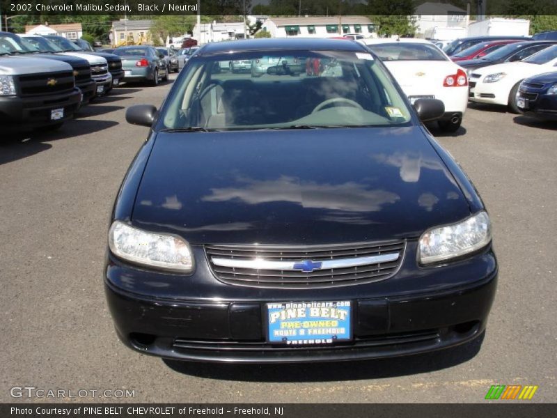 Black / Neutral 2002 Chevrolet Malibu Sedan