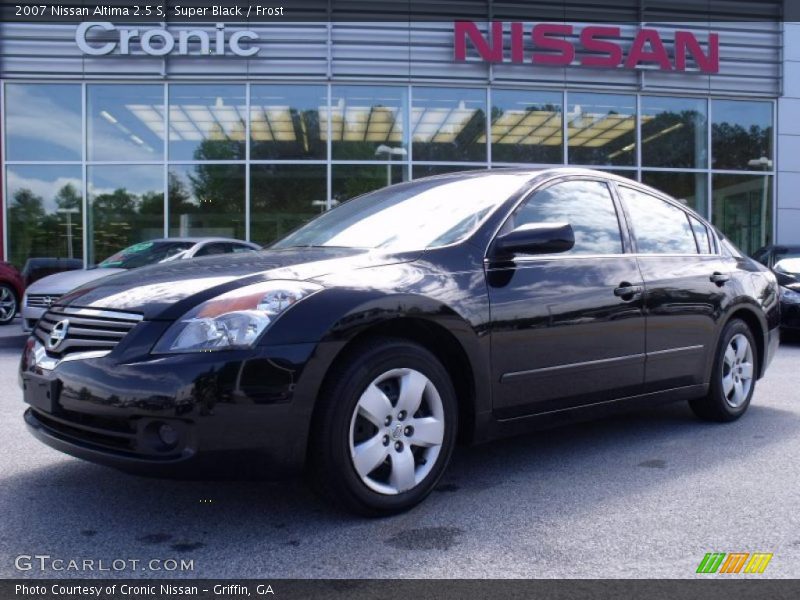 Super Black / Frost 2007 Nissan Altima 2.5 S