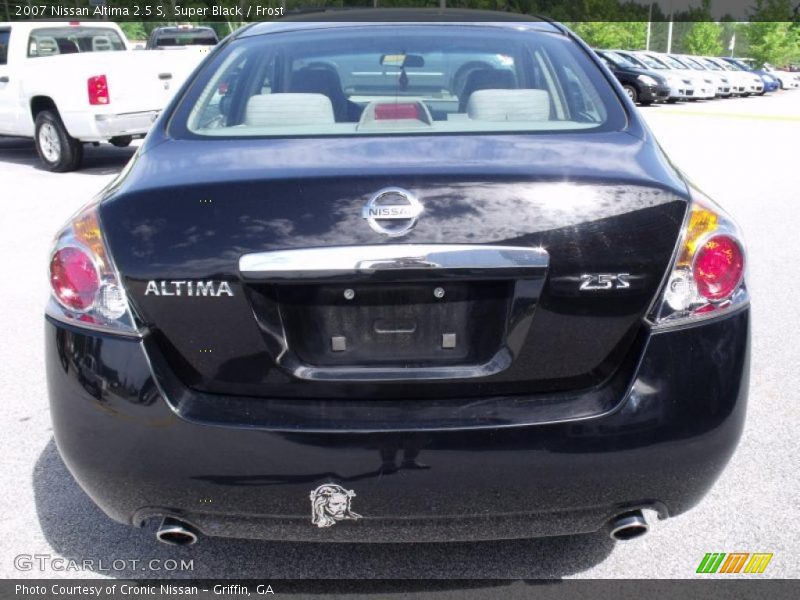 Super Black / Frost 2007 Nissan Altima 2.5 S