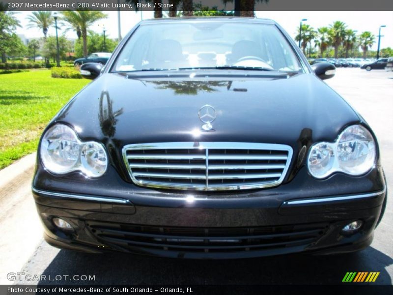 Black / Stone 2007 Mercedes-Benz C 280 4Matic Luxury