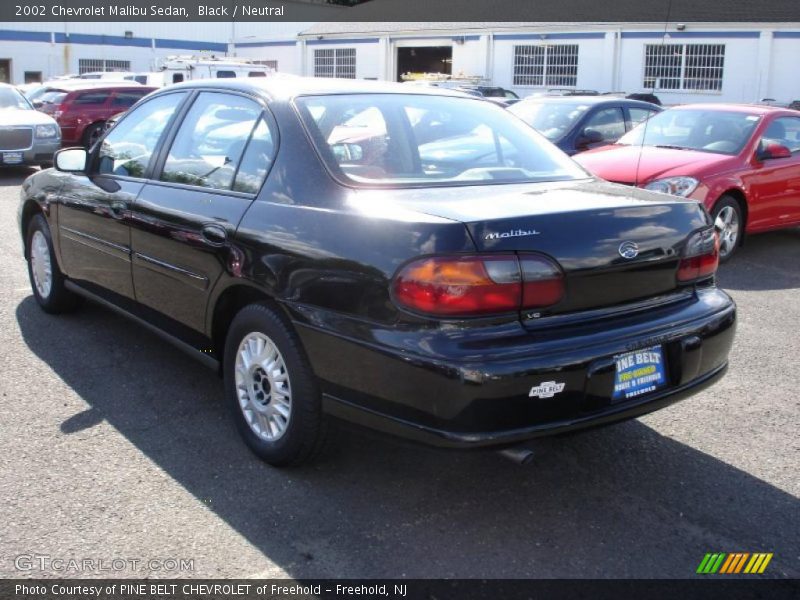 Black / Neutral 2002 Chevrolet Malibu Sedan