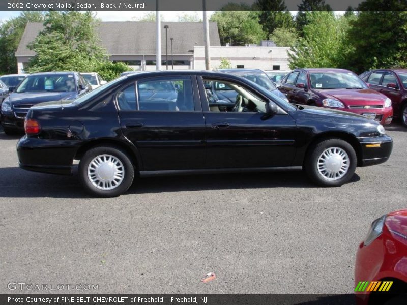 Black / Neutral 2002 Chevrolet Malibu Sedan