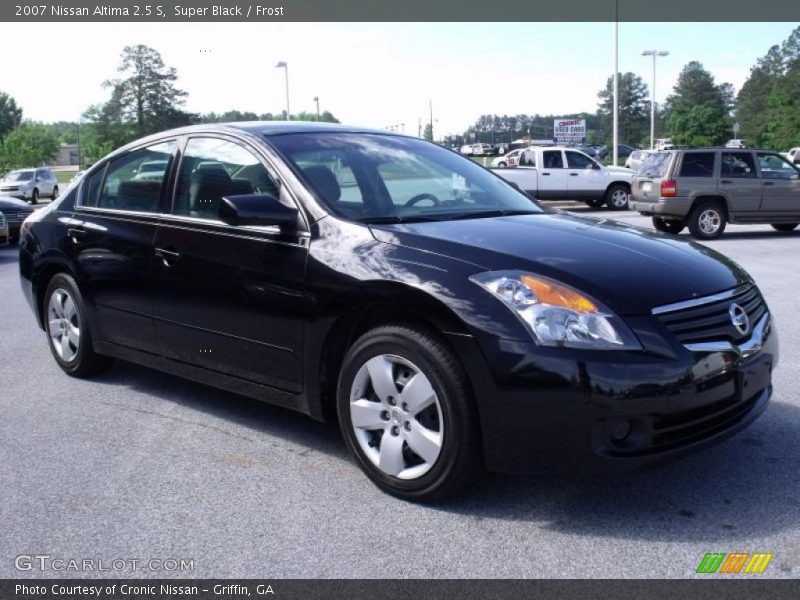 Super Black / Frost 2007 Nissan Altima 2.5 S