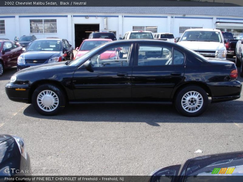 Black / Neutral 2002 Chevrolet Malibu Sedan