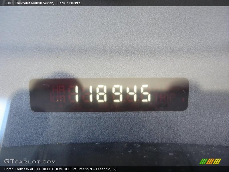 Black / Neutral 2002 Chevrolet Malibu Sedan
