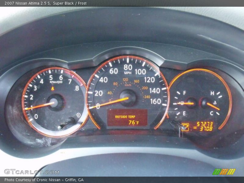 Super Black / Frost 2007 Nissan Altima 2.5 S