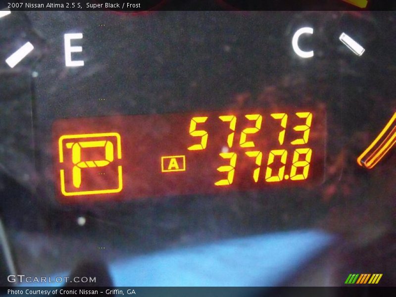 Super Black / Frost 2007 Nissan Altima 2.5 S