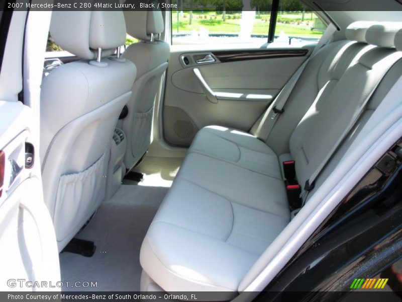 Black / Stone 2007 Mercedes-Benz C 280 4Matic Luxury