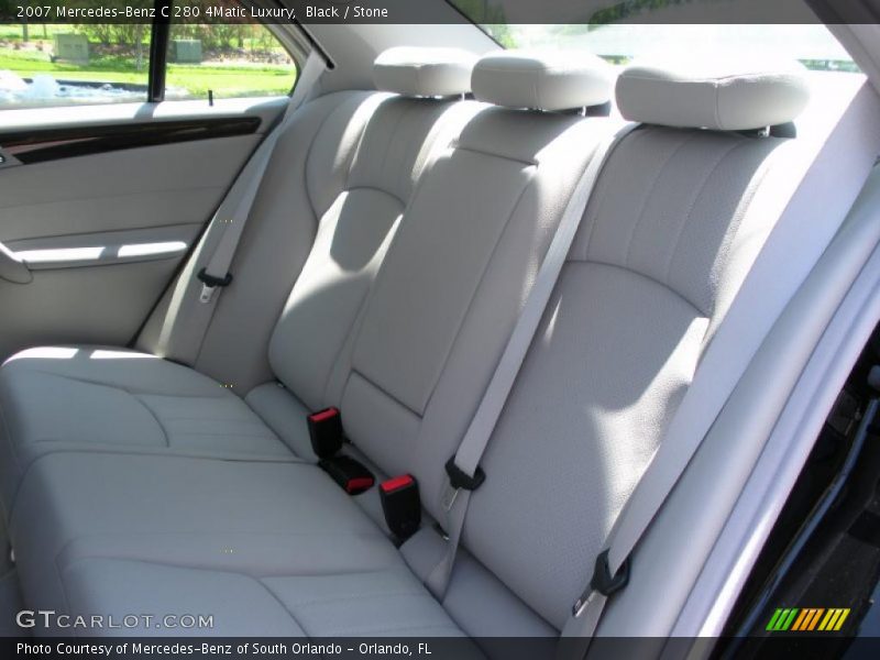 Black / Stone 2007 Mercedes-Benz C 280 4Matic Luxury