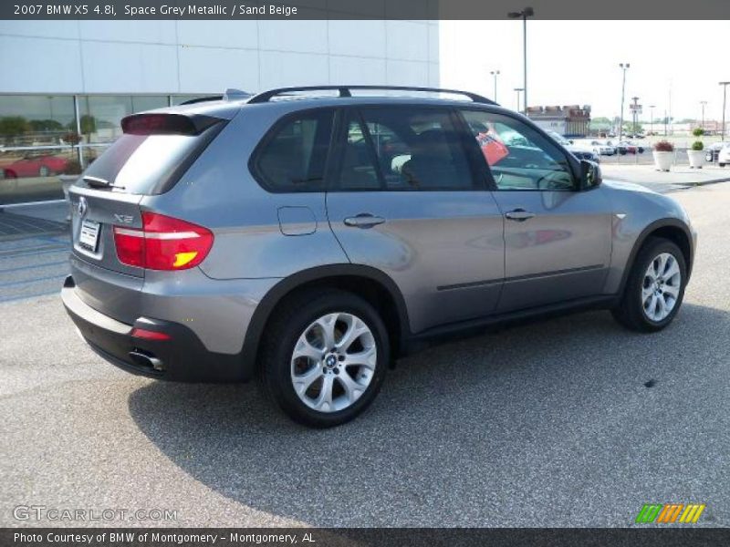 Space Grey Metallic / Sand Beige 2007 BMW X5 4.8i