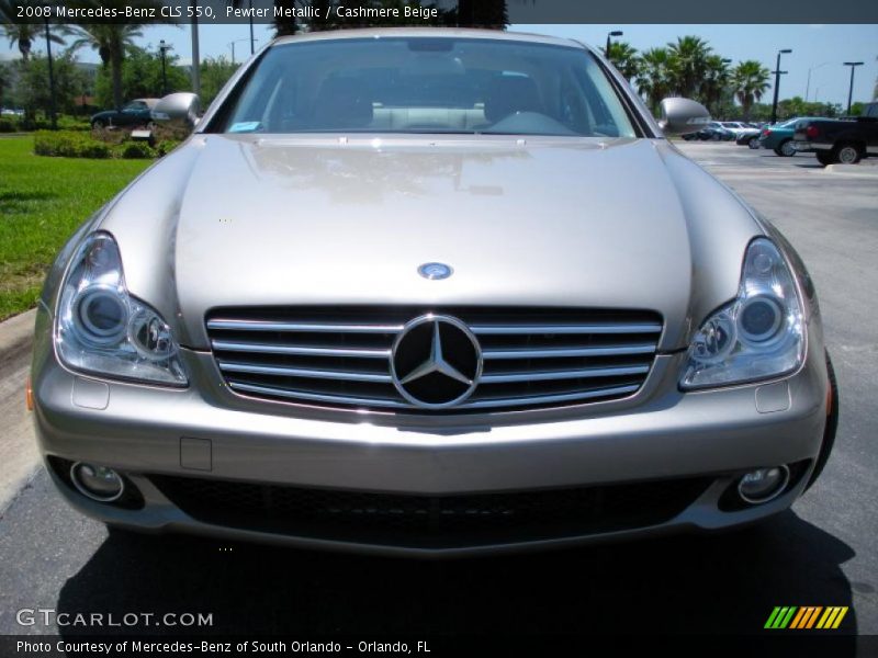 Pewter Metallic / Cashmere Beige 2008 Mercedes-Benz CLS 550