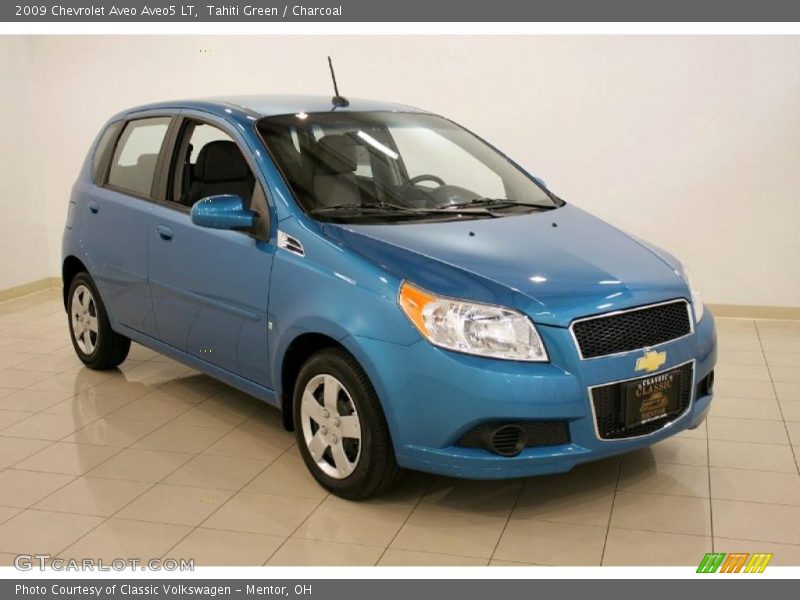 Tahiti Green / Charcoal 2009 Chevrolet Aveo Aveo5 LT
