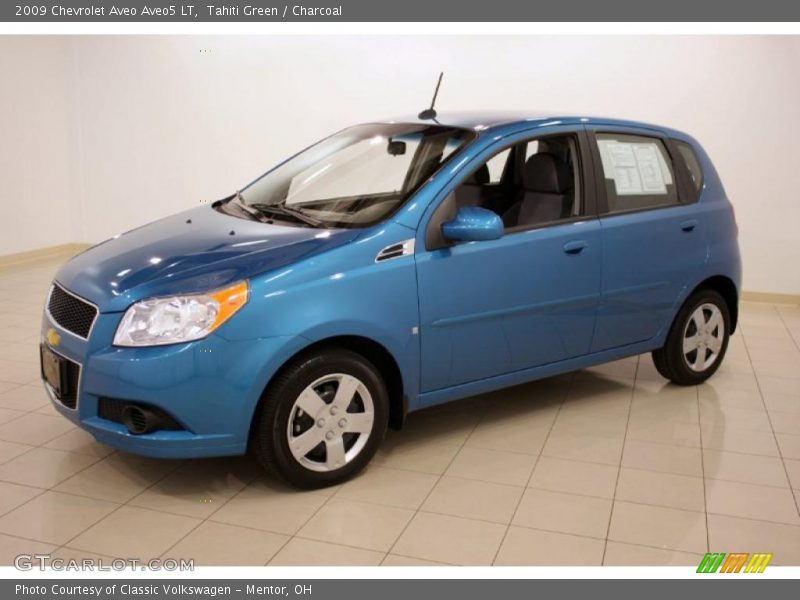 Tahiti Green / Charcoal 2009 Chevrolet Aveo Aveo5 LT