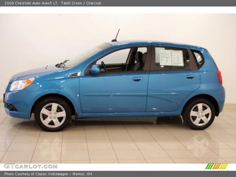 Tahiti Green / Charcoal 2009 Chevrolet Aveo Aveo5 LT