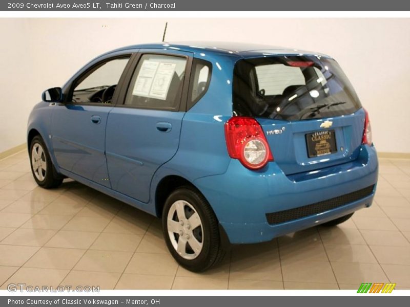 Tahiti Green / Charcoal 2009 Chevrolet Aveo Aveo5 LT