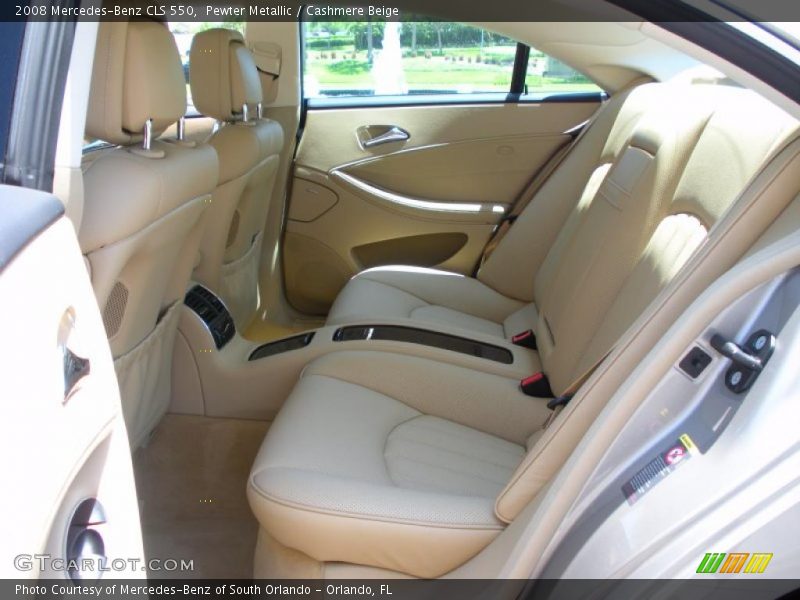 Pewter Metallic / Cashmere Beige 2008 Mercedes-Benz CLS 550