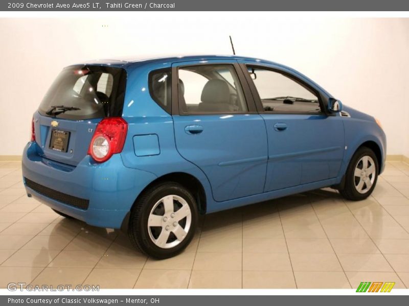 Tahiti Green / Charcoal 2009 Chevrolet Aveo Aveo5 LT