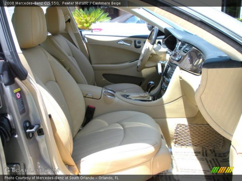 Pewter Metallic / Cashmere Beige 2008 Mercedes-Benz CLS 550