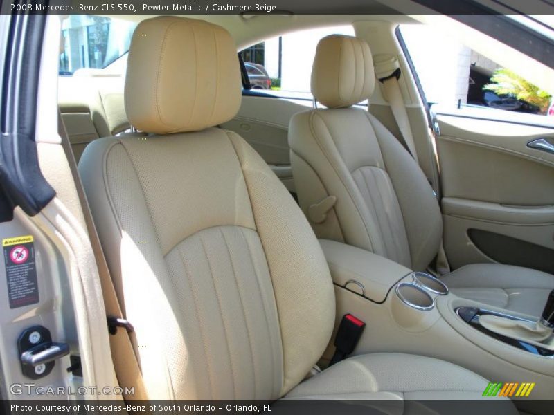Pewter Metallic / Cashmere Beige 2008 Mercedes-Benz CLS 550