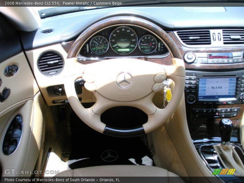 Pewter Metallic / Cashmere Beige 2008 Mercedes-Benz CLS 550